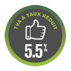 TVA à taux réduit