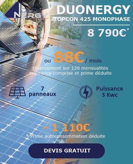 Pack Solaire DUONERGY